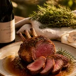 Accord mets vins agneau : vin rouge pour agneau rôti, confit ou grillé