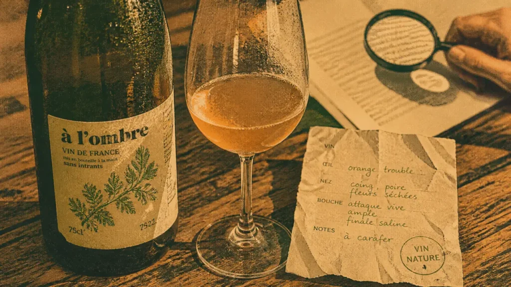Le vin nature isabelle legeron : raisins bio, vin trouble
