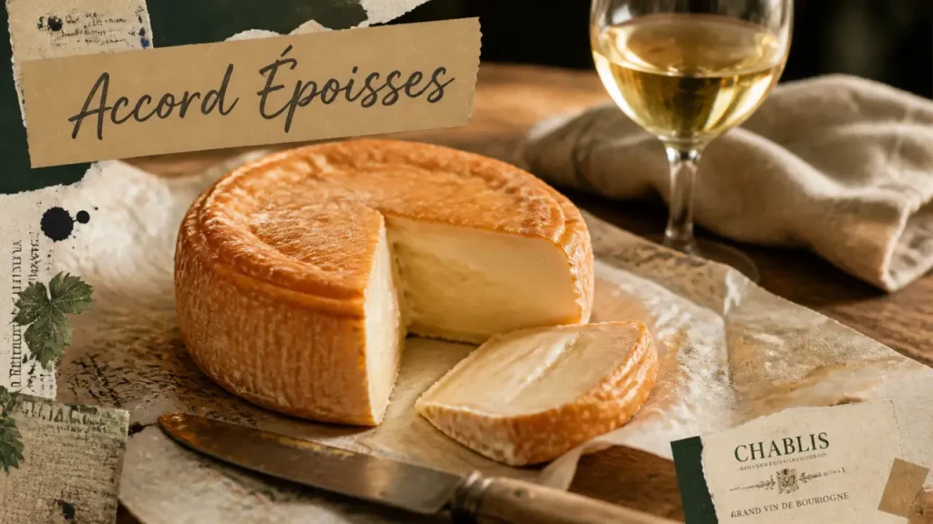Quel vin avec le fromage epoisses : verre de Chablis avec Époisses
