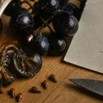 Pépin vin nature et tanins de raisin noir