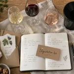 Salon vin bio Montpellier : dégustation de vin bio sur table, sans achat impulsif