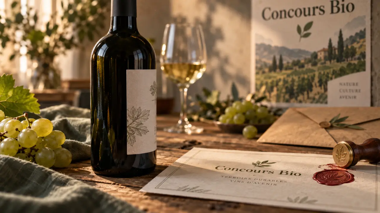 Concours vins bio : médaille de vin et visibilité