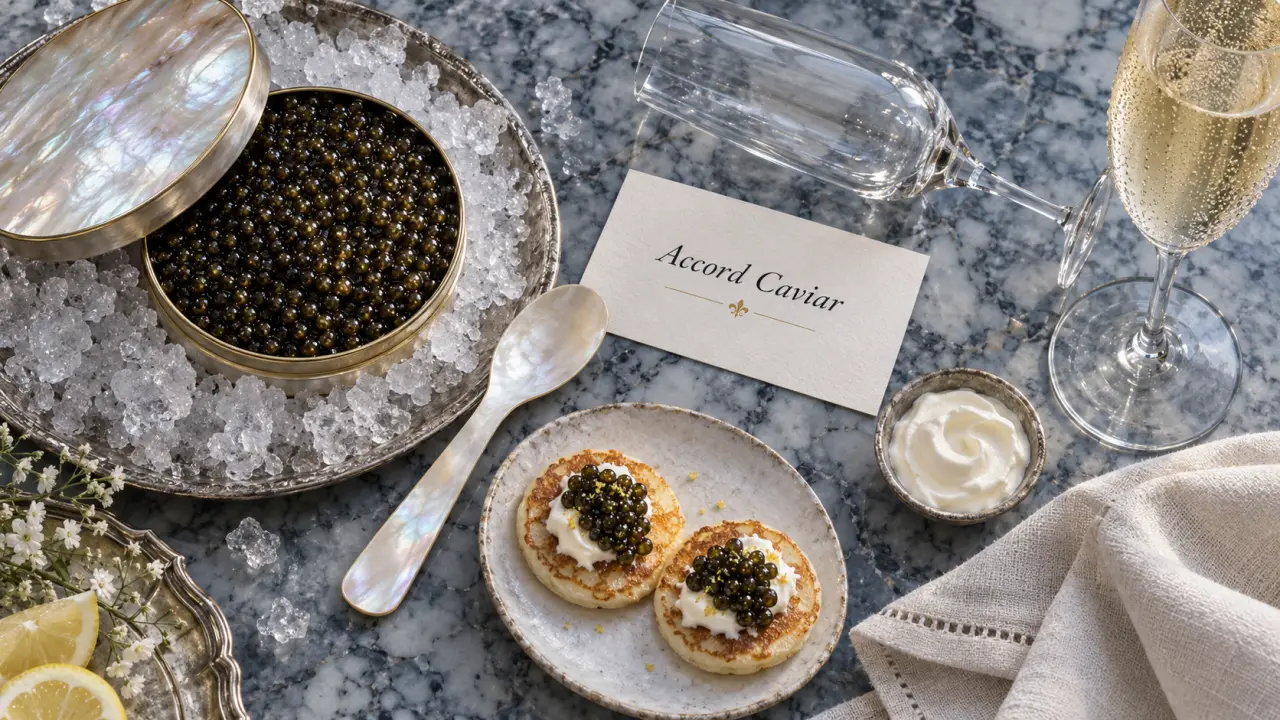 Quel vin servir avec du caviar : champagne brut très frais